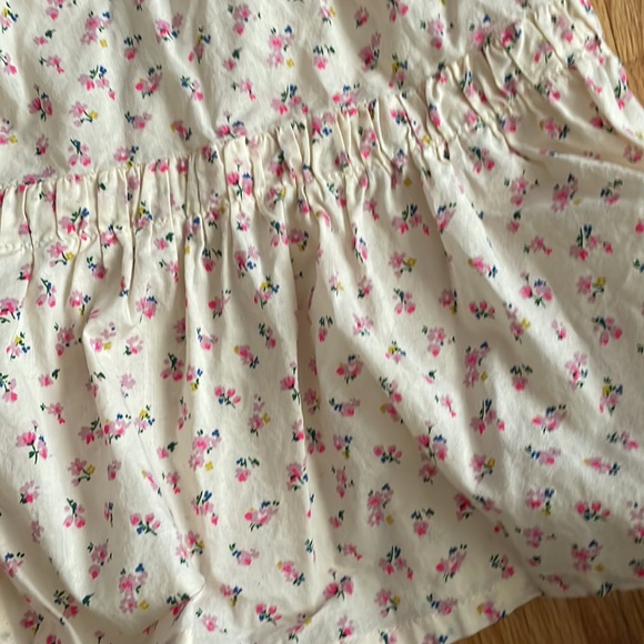 Madewell Shirred Drawstring Tank Top in Bright Buds Floral M - Picture 5 of 6